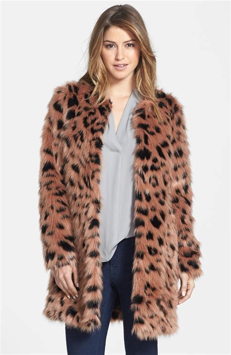 michael kors faux fur coat